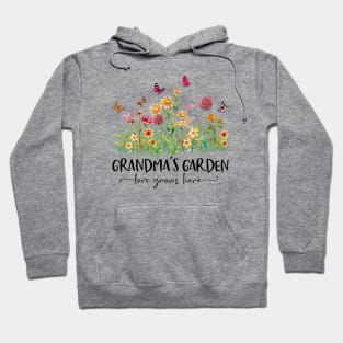 Grandma's Garden Love Grows Here Hoodie